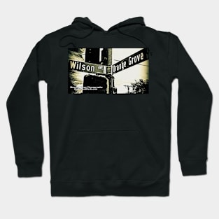 Wilson Avenue & Orange Grove Boulevard, Pasadena, California by Mistah Wilson Hoodie